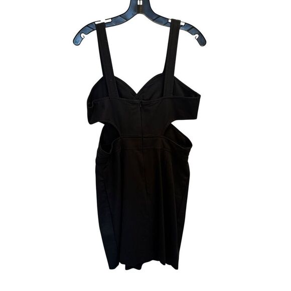 French Connection black cutout cocktail dress size 12 - Picture 2 of 4